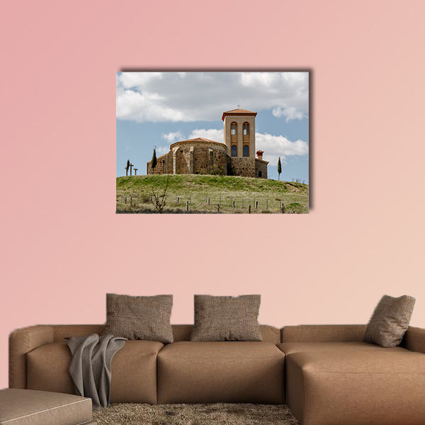 Romanesque hermitage (12th century) of San Cristobal, in Aldeavieja wall art