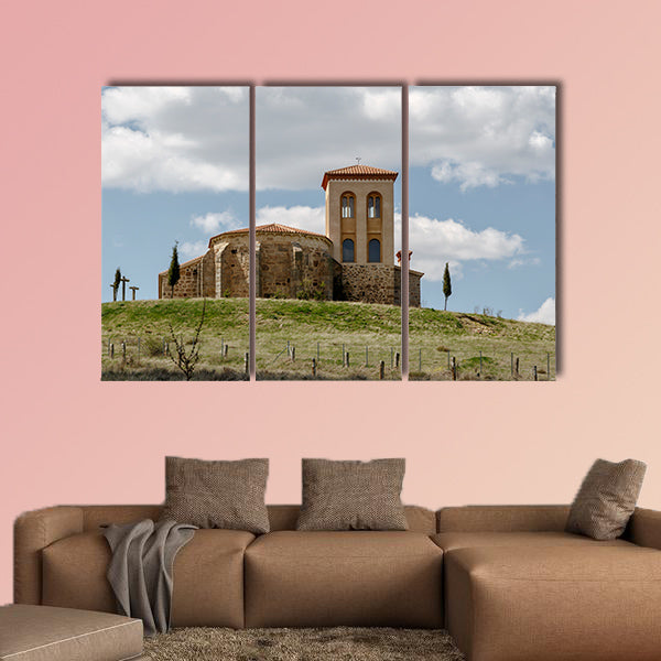 Romanesque hermitage (12th century) of San Cristobal, in Aldeavieja wall art