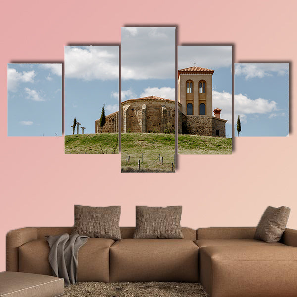 Romanesque hermitage (12th century) of San Cristobal, in Aldeavieja wall art
