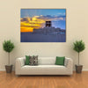 Old city wall of Khiva, in sunset Uzbekistan Multi panel canvas wall art