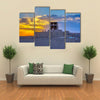 Old city wall of Khiva, in sunset Uzbekistan Multi panel canvas wall art