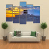 Old city wall of Khiva, in sunset Uzbekistan Multi panel canvas wall art