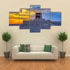 Old city wall of Khiva, in sunset Uzbekistan Multi panel canvas wall art