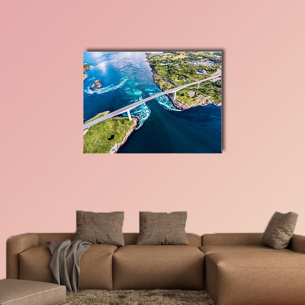 Whirlpools of the maelstrom of Saltstraumen, Nordland, wall art
