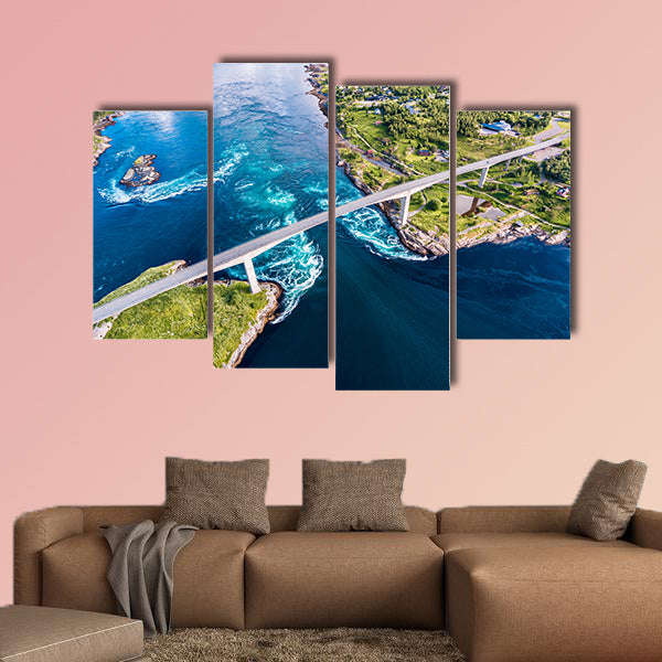 Whirlpools of the maelstrom of Saltstraumen, Nordland, wall art