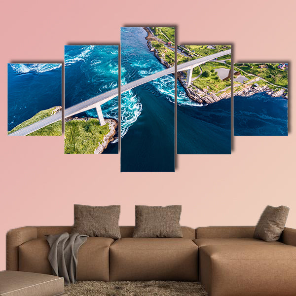 Whirlpools of the maelstrom of Saltstraumen, Nordland, wall art