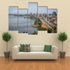 The largest city in the Cote d'Ivoire Plateau downtown Multi panel canvas wall art