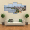 The largest city in the Cote d'Ivoire Plateau downtown Multi panel canvas wall art