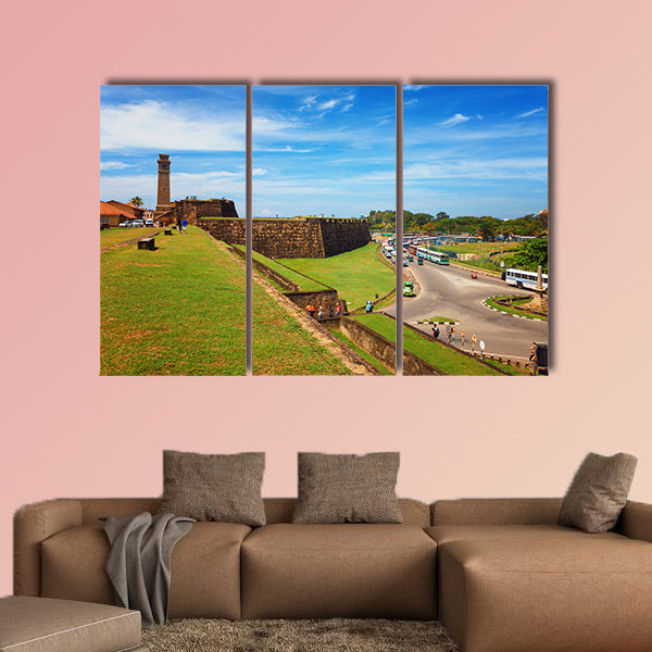 Scenic view Anthonisz Memorial Clock Tower multi panel canvas wall art