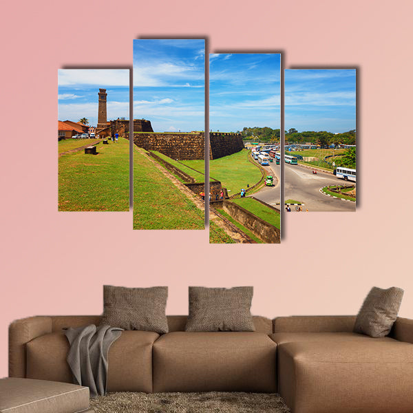 Scenic view Anthonisz Memorial Clock Tower multi panel canvas wall art