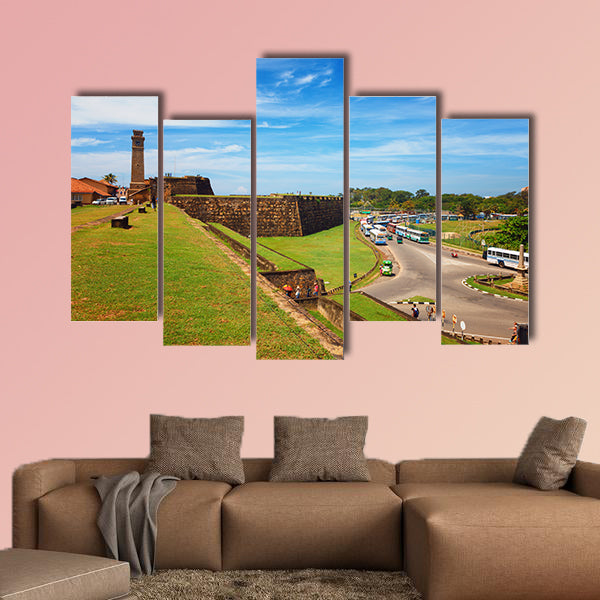 Scenic view Anthonisz Memorial Clock Tower multi panel canvas wall art