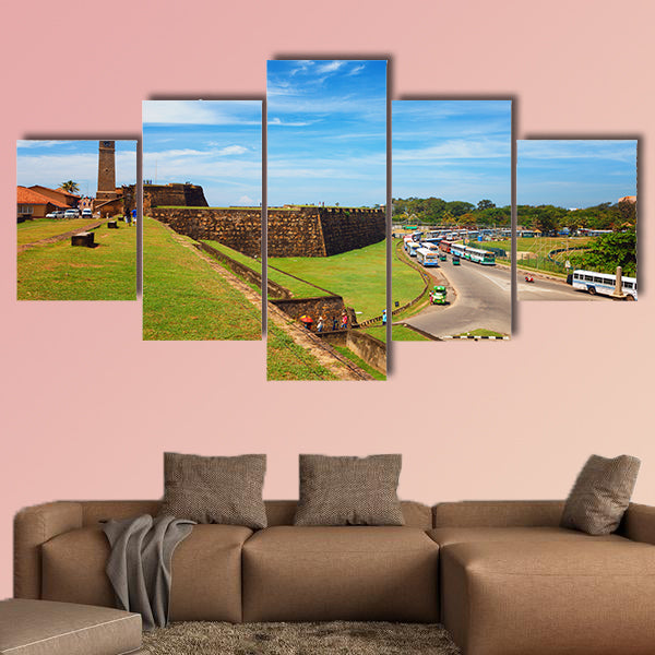 Scenic view Anthonisz Memorial Clock Tower multi panel canvas wall art