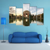 Sunset at the Palace of Fine Arts - San Francisco, California, USA multi panel canvas wall art