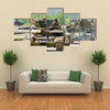 Nizhniy Tagil, Russia Modernized tank T-72 armoured deminer Multi panel canvas wall art