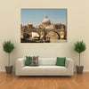 The view of St Peter Basilica Rome Multi panel canvas wall art