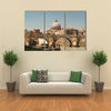 The view of St Peter Basilica Rome Multi panel canvas wall art