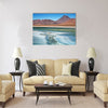 Diamond lagoon in Atacama desert, Chile Multi panel canvas wall art