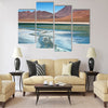 Diamond lagoon in Atacama desert, Chile Multi panel canvas wall art