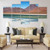 Diamond lagoon in Atacama desert, Chile Multi panel canvas wall art