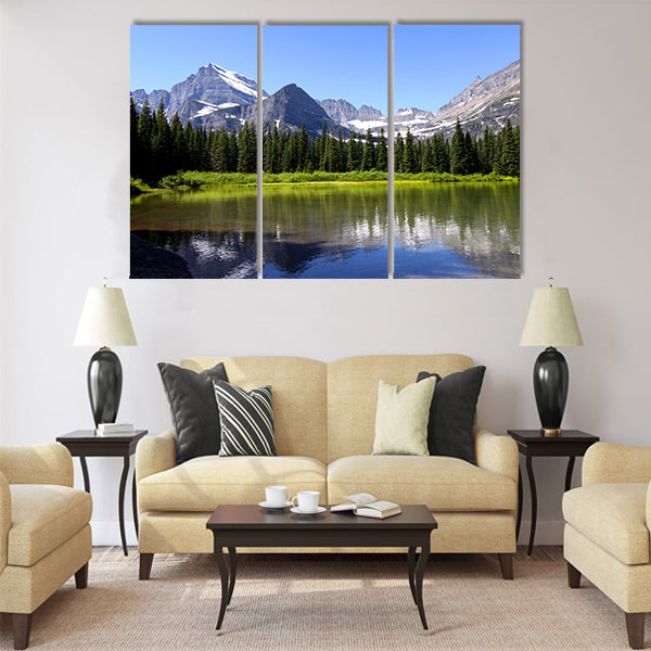 Swift current lake multi panel canvas wall art