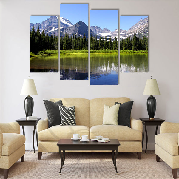Swift current lake multi panel canvas wall art