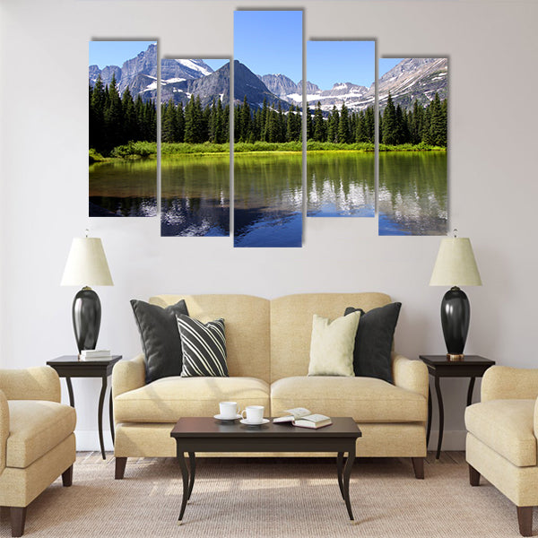 Swift current lake multi panel canvas wall art