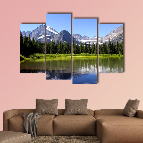 Swift current lake Multi panel canvas wall art