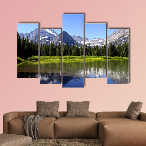 Swift current lake Multi panel canvas wall art