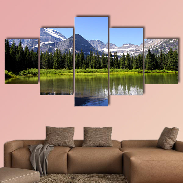 Swift current lake Multi panel canvas wall art