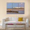 Sur Oman View of Ayjah from Sur with white Herons multi panel canvas wall art