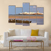 Sur Oman View of Ayjah from Sur with white Herons multi panel canvas wall art