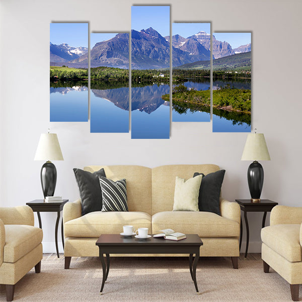 Glacier national park multi panel canvas wall art