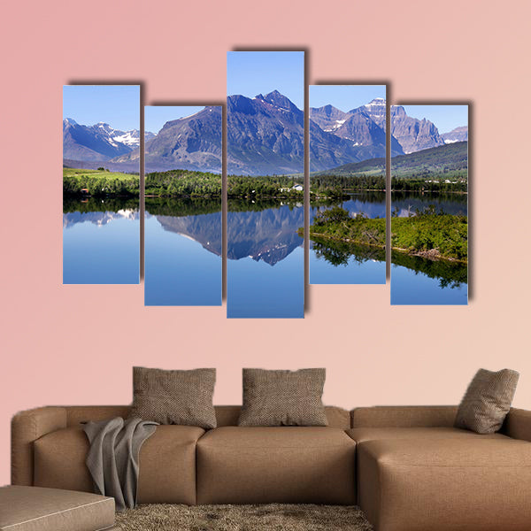 Glacier national park Multi panel canvas wall art