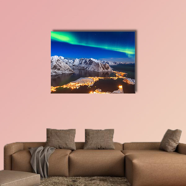 Unique chance to watch the beautiful dancing in Lofoten, wall art