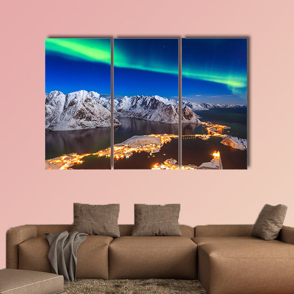 Unique chance to watch the beautiful dancing in Lofoten, wall art