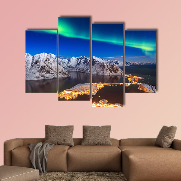 Unique chance to watch the beautiful dancing in Lofoten, wall art
