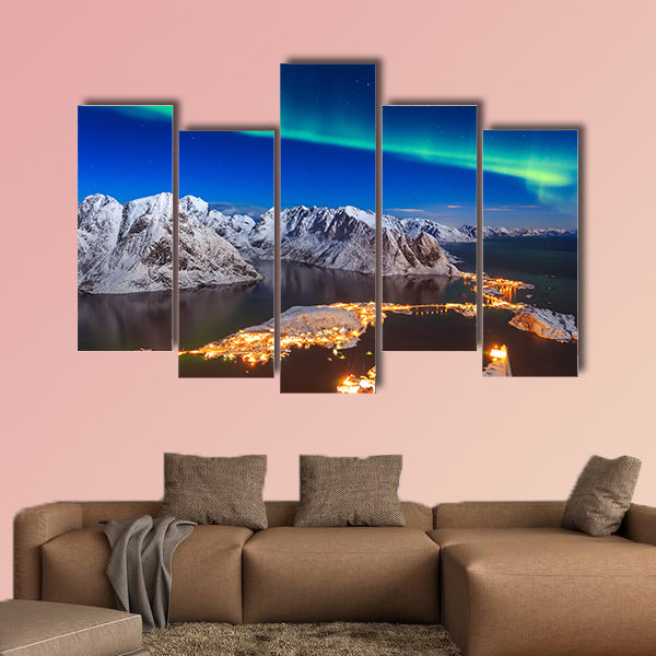 Unique chance to watch the beautiful dancing in Lofoten, wall art