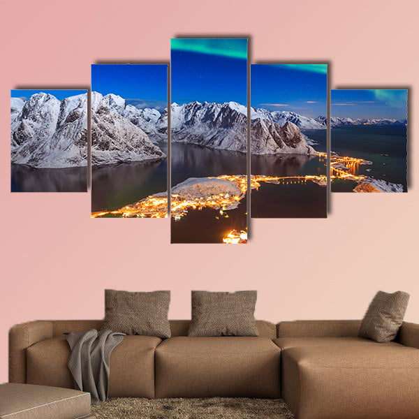 Unique chance to watch the beautiful dancing in Lofoten, wall art