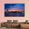 Beautiful sunset in Puerto Vallarta, Mexico Multi panel canvas wall art