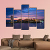 Beautiful sunset in Puerto Vallarta, Mexico Multi panel canvas wall art