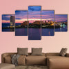 Beautiful sunset in Puerto Vallarta, Mexico Multi panel canvas wall art