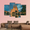 Barcelona, Catalonia, Spain, Basicila and Expiatory Church multi panel canvas wall art