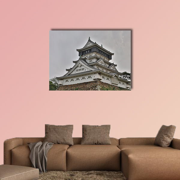 Kokura Castle multi panel canvas wall art
