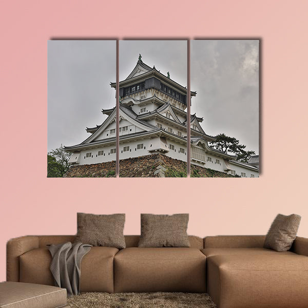 Kokura Castle multi panel canvas wall art