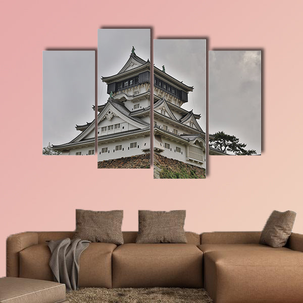 Kokura Castle multi panel canvas wall art