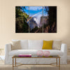 View of the Victoria Falls with rainbow in Zimbabwe, Africa Multi panel canvas wall art