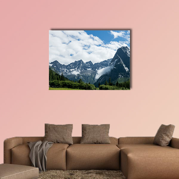 Mt Siguniang scenery in Sichuan, China Multi panel canvas wall art