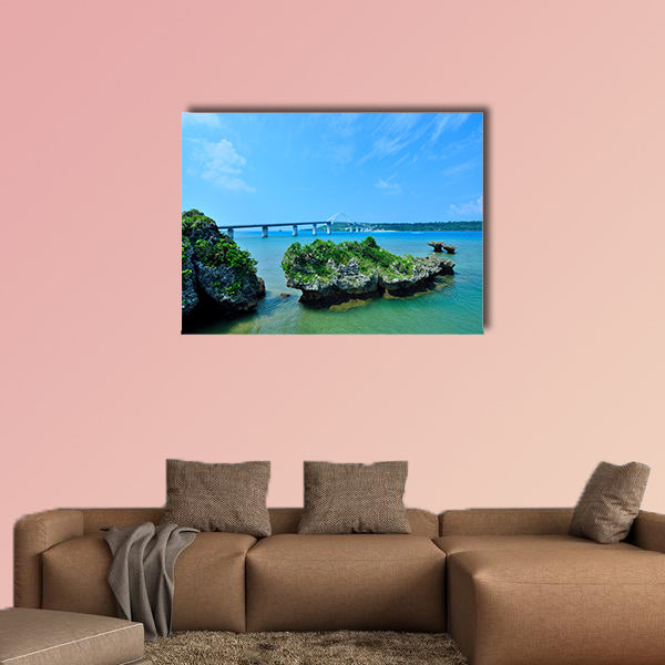  Sesoko Bridge multi panel canvas wall art