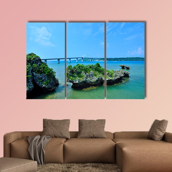  Sesoko Bridge multi panel canvas wall art