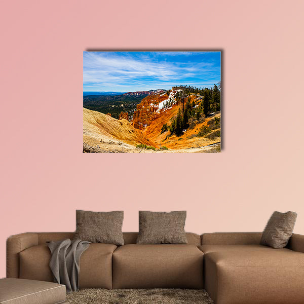 landscape view of the natural beauty of Bryce Canyon National Park in Utah Multi panel canvas wall art